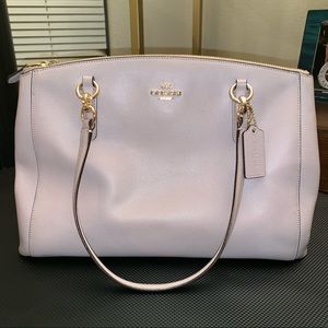 Taupe light purple color: COACH handbag
